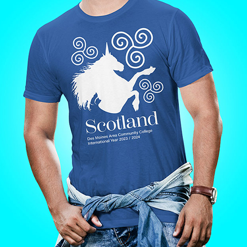 scotland t-shirt design