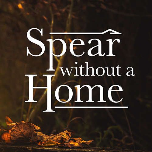 title card design reading spear without a home